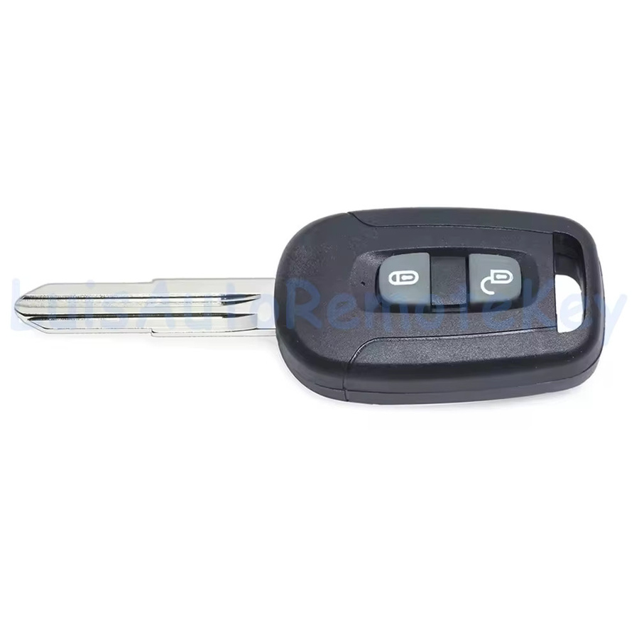 DIYKEY Auto Fernbedienung Schlüsselanhänger mit 2/3 Tasten und 433 MHz ID46 Chip in Schwarz für Chevrolet Holden Captiva und Opel Antara - Bild 3