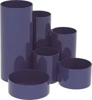 MAUL Stifteköcher MAULtubo blau aus Kunststoff, Höhe: 12,5 cm, Breite: 6,0 cm, Tiefe: 15,0 cm - Bild 1