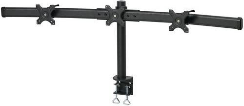 SpeaKa Professional SP-1664324 Monitor-Tischhalterung für 3 Displays, Schwarz, Höhenverstellbar und Schwenkbar - Bild 1