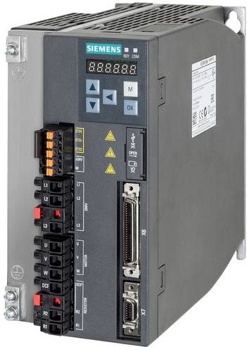 Siemens SINAMICS V90 Frequenzumrichter 6SL3210-5FB12-0UA0, IP20, Grau - Bild 1