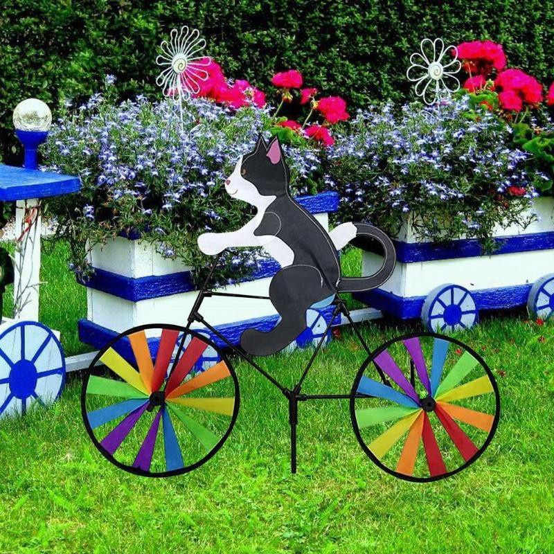 Cocojoker Windrad Tier-Design aus Metall für Garten und Hof, Mehrfarbig - Bild 2