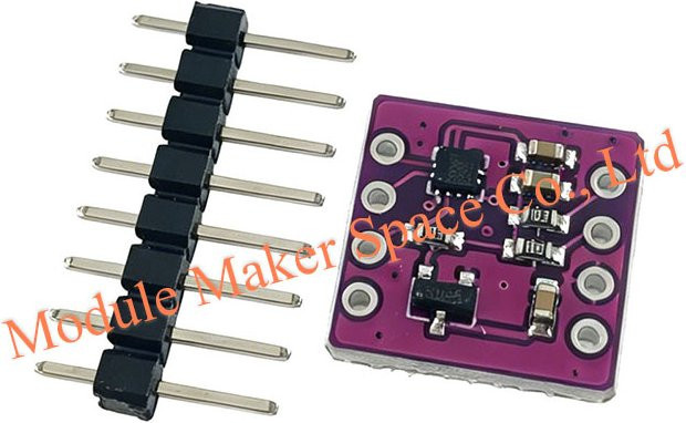 212 LIS2DW12 3-Achsen-Beschleunigungsmesser-Modul mit geringem Stromverbrauch und geringem Rauschen, 16-Bit-Ausgang, I2C/SPI-Schnittstelle, Farbe: Lila - Bild 1