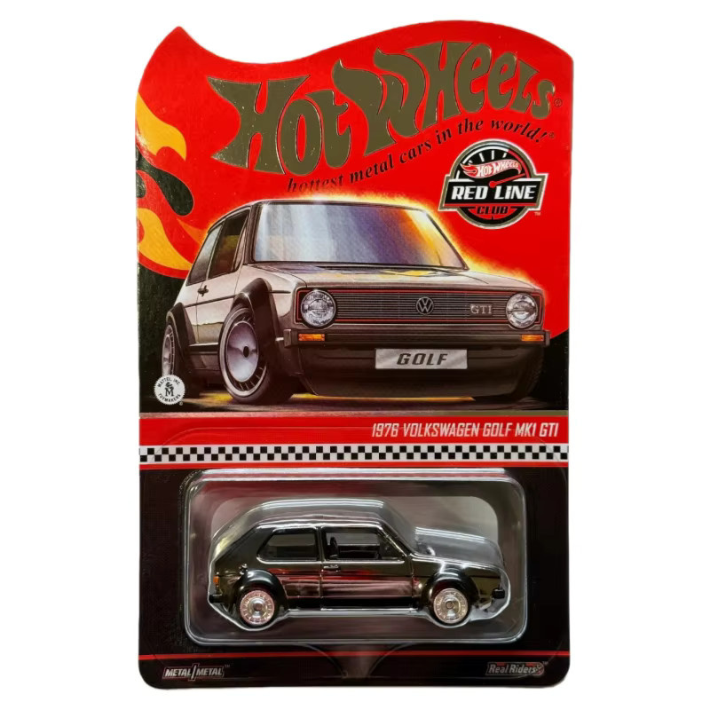 Hot Wheels 1976 Volkswagen Golf Mk1 GTI Tuned Version, Druckgussauto-Modellspielzeug, Maßstab 1:64 - Bild 6