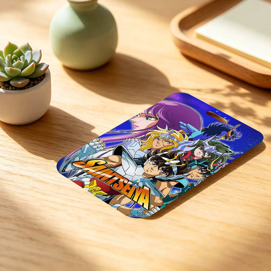 Anime Saint Seiya Ausweishalter mit Umhängeband für Schule und Büro in Multicolour - Bild 4