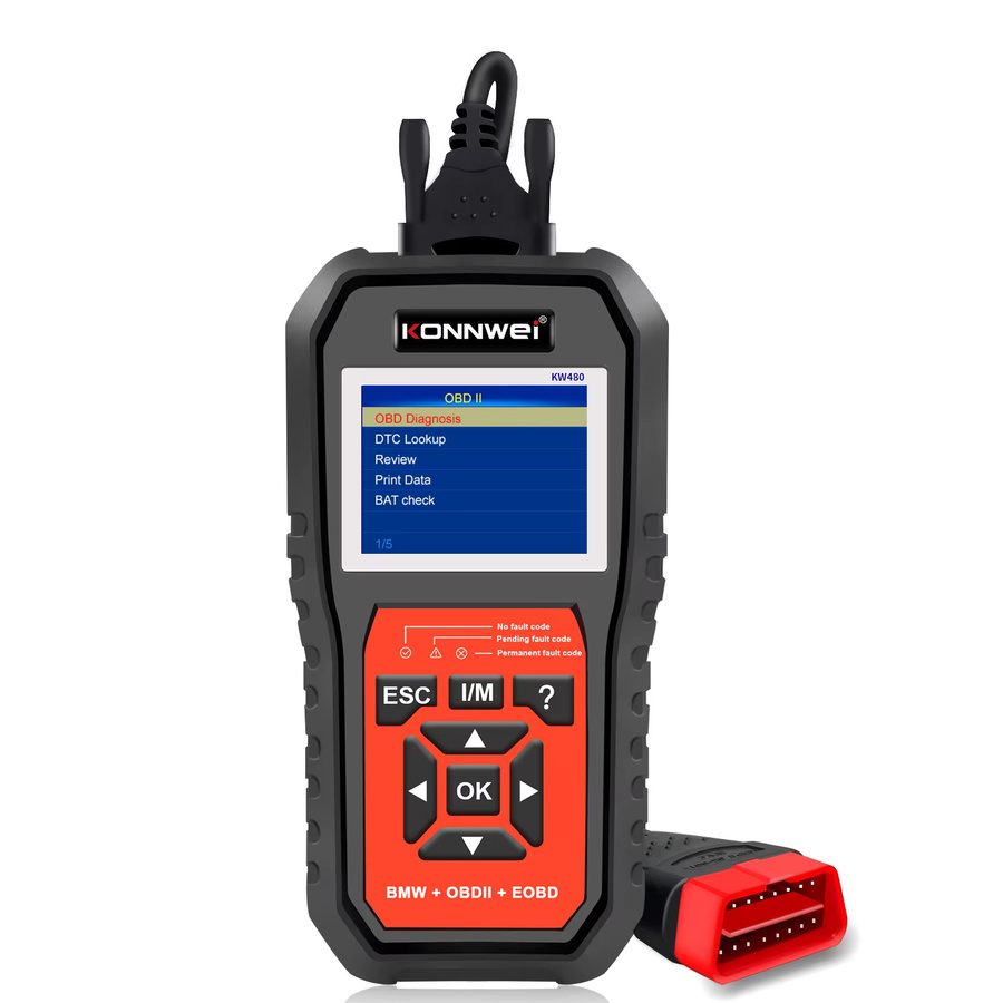 KONNWEI KW480 OBD2-Scanner Kfz-Codeleser mit Öl- und TPMS-Reset in Schwarz - Bild 7