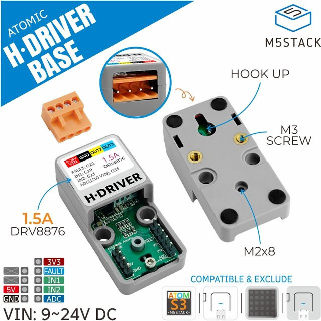 M5Stack ATOMIC H-Bridge-Treiberbasis DRV8876 - Bild 1