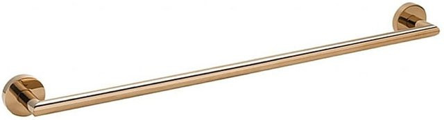 Handtuchhalter BORAL aus Messing in Gold und Kupfer poliert, B/H/T: 65,5 x 5,5 x 6,5 cm - Bild 1