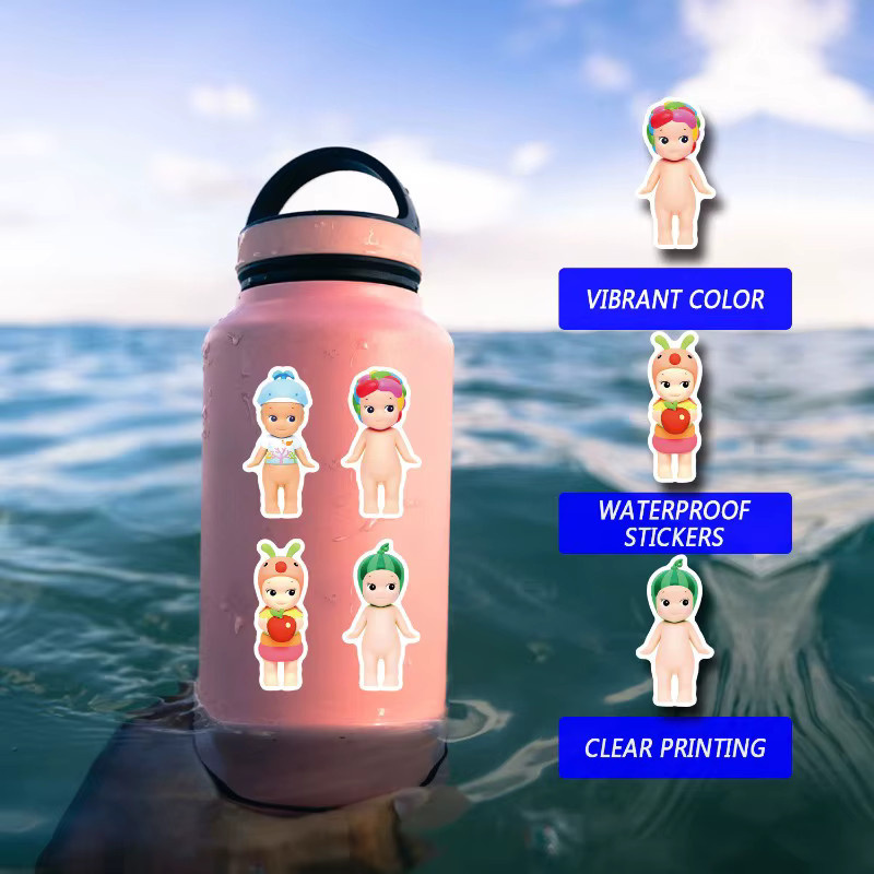 Bandai Sonny Angle Puppen-Aufkleber, 50 Stück, Wasserfeste DIY-Sticker - Bild 2