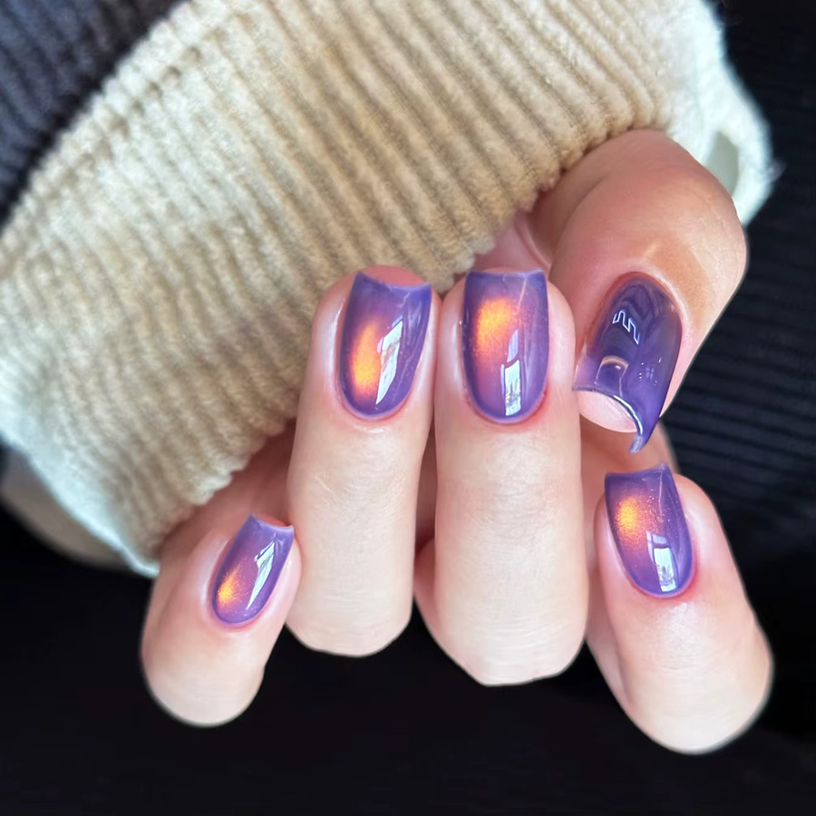 SHAKA Nagellack, Schimmernd, Lila/Orange - Bild 6