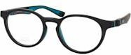 Nanovista Nano PULSE NAO3300248 Korrektionsbrille, Rund, Vollrand, Schwarz, Unisex, Kunststoff - Bild 1