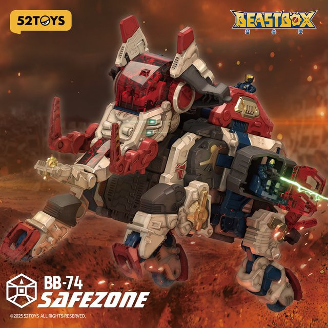 52TOYS Beastbox BB-74 SAFEZONE, Verformungsspielzeug-Actionfigur, umwandelbare Mecha-Roboter - Bild 1