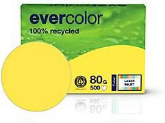 Clairefontaine Evercolor Kopierpapier DIN A4, 80 g/m², gelb oder grün, 500 Blatt - Bild 1