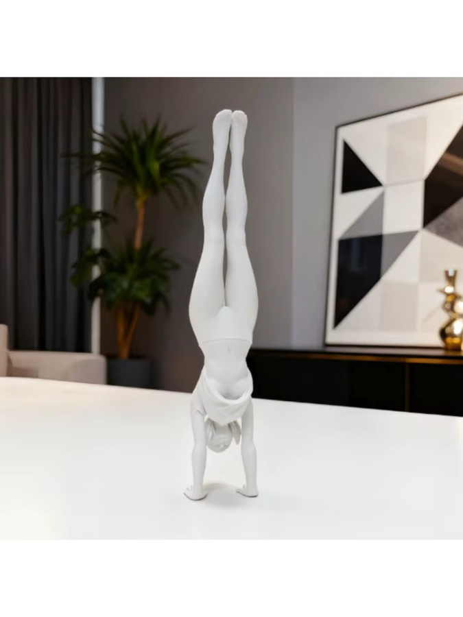 CELEBON 3D-Druck Ballett-Mädchen Skulptur in Weiß als moderne Kunstdekoration für deinen Schreibtisch - Bild 7
