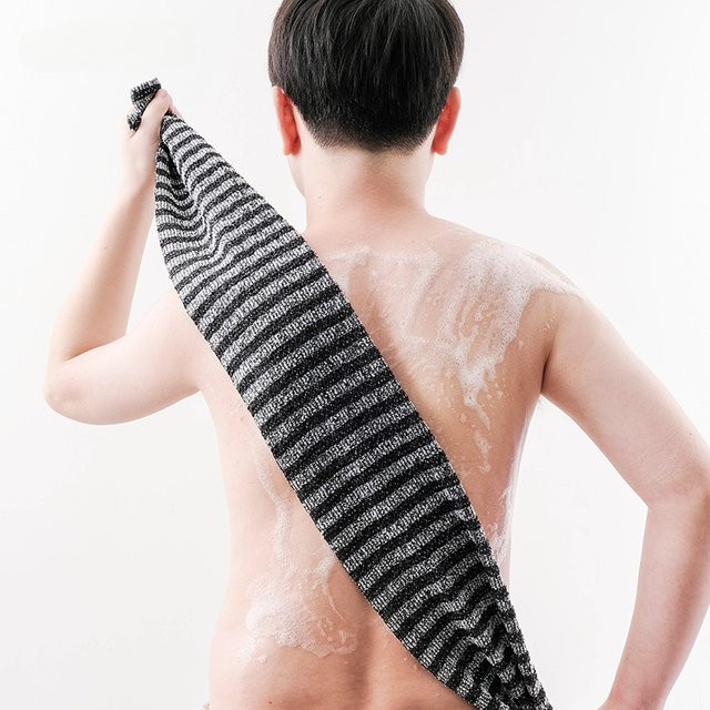 Japanischer Peeling-Waschlappen aus Nylon, Körper-Peeling-Schwamm, Unisex - Bild 1