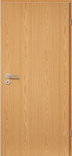 Zimmertür GetaDoor Dekor Eiche Hell Holznachbildung, Anschlag Rechts, Breite: 61 cm, Höhe: 198,5 cm - Bild 1