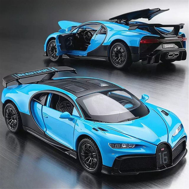 caipo Chiron Bolide Automodell, 1:32, mit Licht und Sound, Metall, Rot - Bild 1