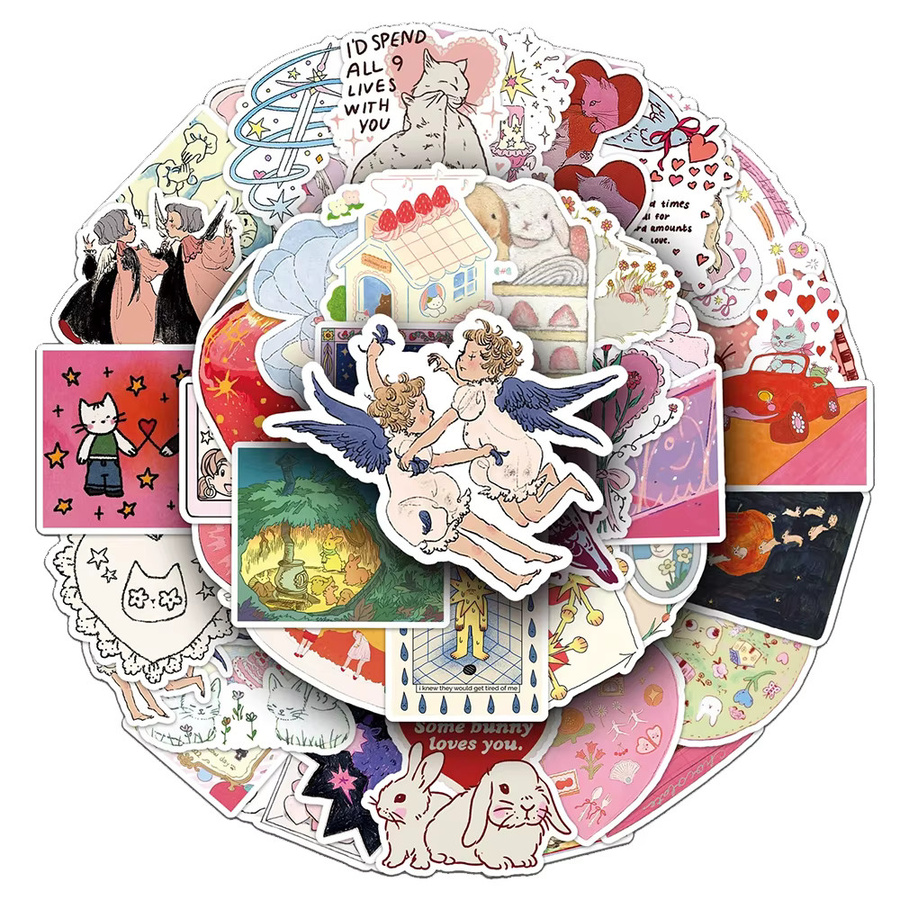 Rspctou Märchen Serie Cartoon Aufkleber, 10-teiliges Set, multicolor - Bild 2