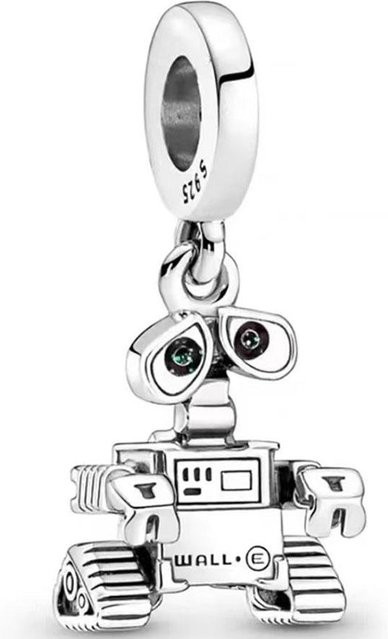 zjy8 Disney Bären Anhänger Charm, 925 Silber, Zirkonia, Damen, braun - Bild 1