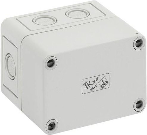 Spelsberg Universal-Gehäuse TK PC 97-8-m aus Kunststoff in Grau, B: 9,4 cm, T: 6,5 cm, H: 8,1 cm - Bild 1