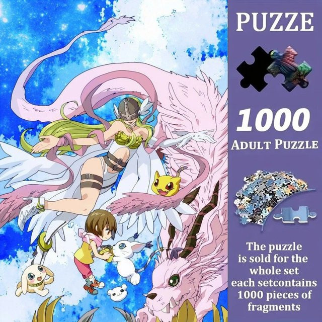 KAYOU Digimon Agumon Angewomon Puzzle, 500 Teile - Bild 1