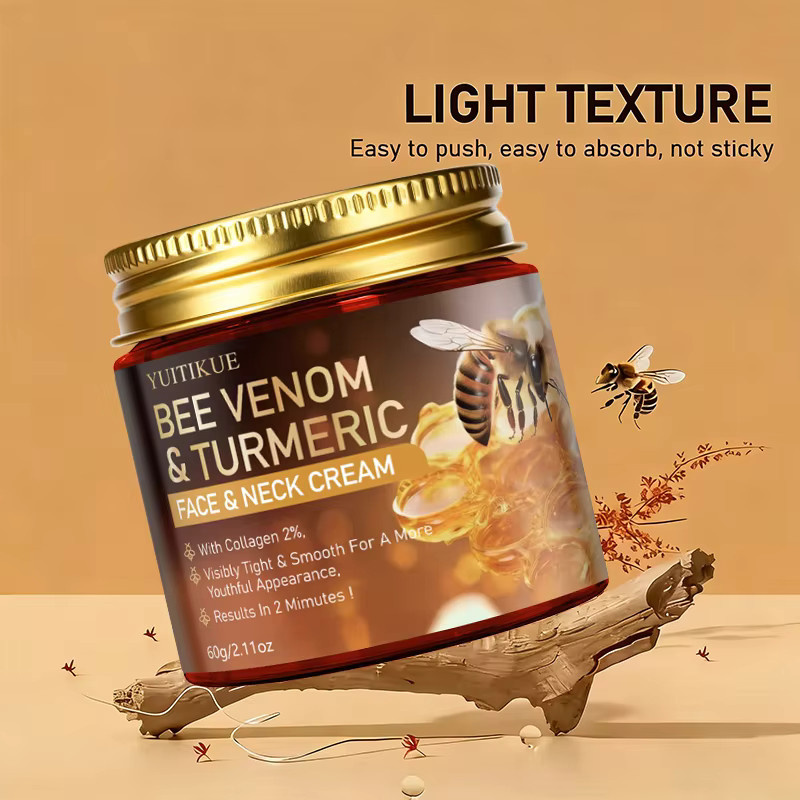 YUITIKUE Gesichtscreme mit Bienengift, Kurkuma und Kollagen, 60g - Bild 3