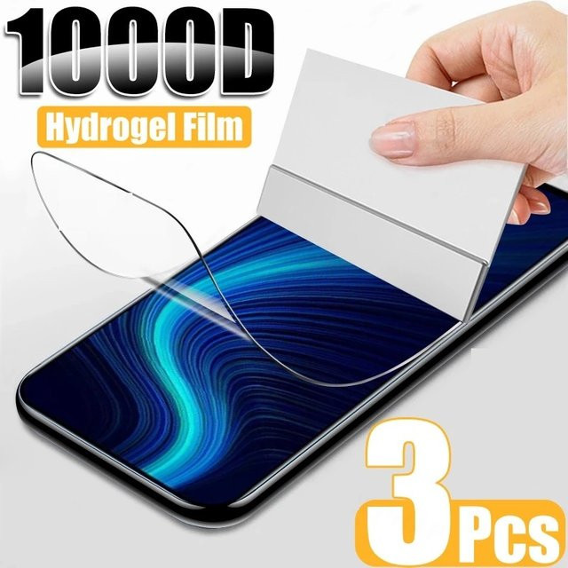 3er-Pack Hydrogel Displayfolie für Huawei Y9, Y9S, Y9A, Y8P, Y8S, Y7 Prime, Y7A, Y7P, Y6 Pro, Y5 2018, transparent - Bild 1