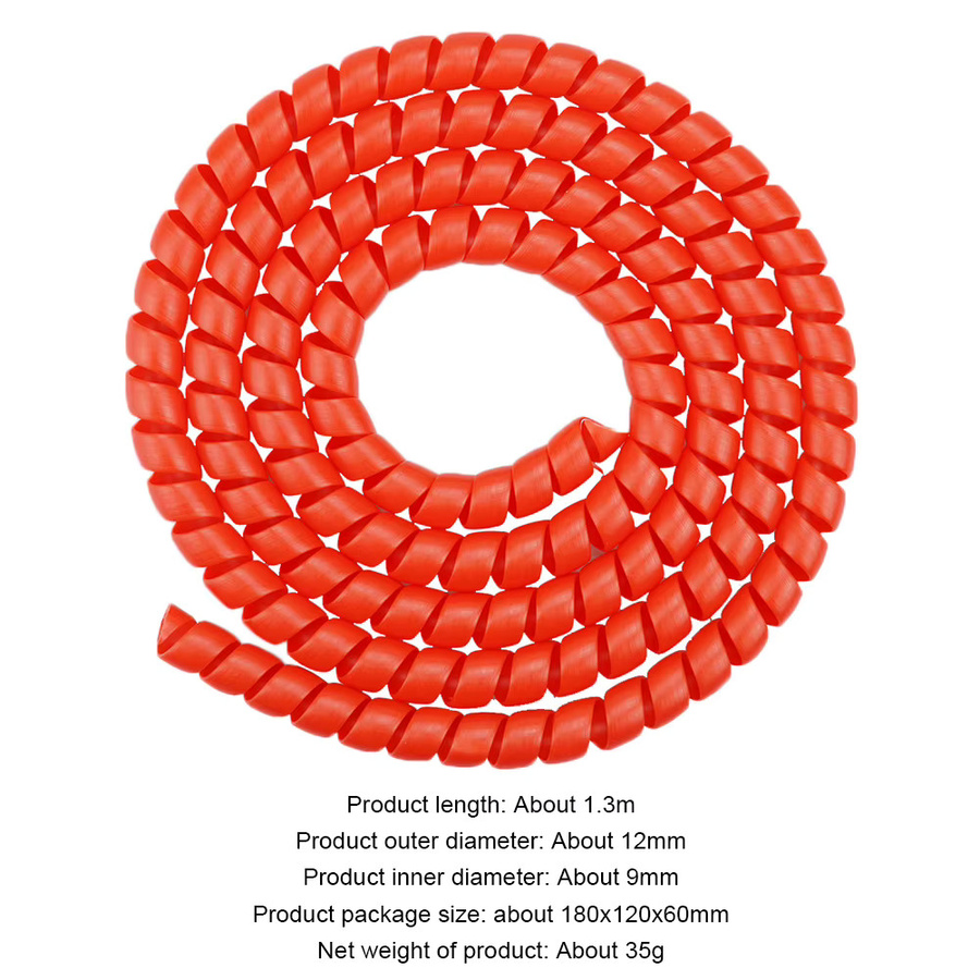 APWIKOGER Spiral-Schutzrohr für M365 PRO 2, verschleißfester Kabelorganisator, Farbe: Weiß, Länge: 130 cm - Bild 2