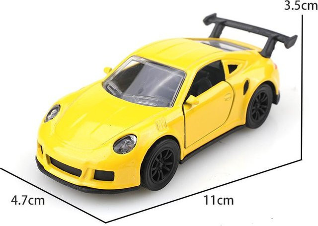 Linyi toy car 911 Rückzieher Rennwagen, 1:38, Legierung, ab 3 Jahre - Bild 1
