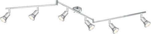 GLOBO LIGHTING Wand- und Deckenspot Dante, LED, Chrom, verstellbar - Bild 1