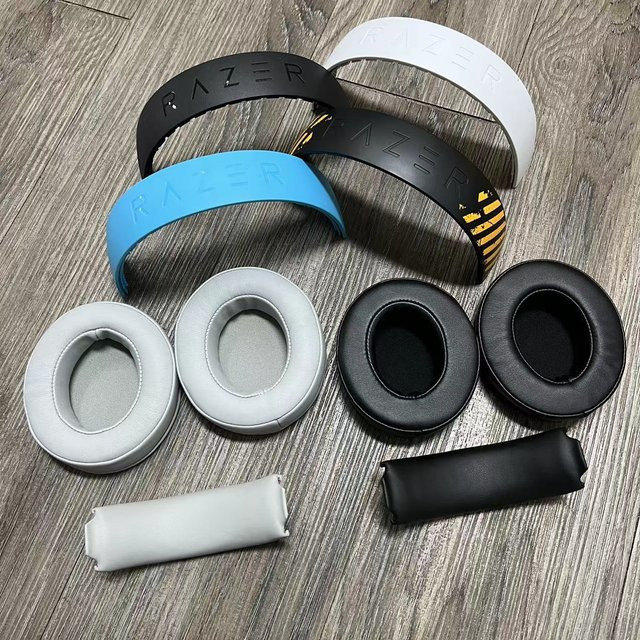 Razer Ersatzteil-Set für Kraken X, Essential X und V3X Kopfhörer mit Stirnband, Stirnbandkissen und Ohrpolstern in Grau - Bild 1