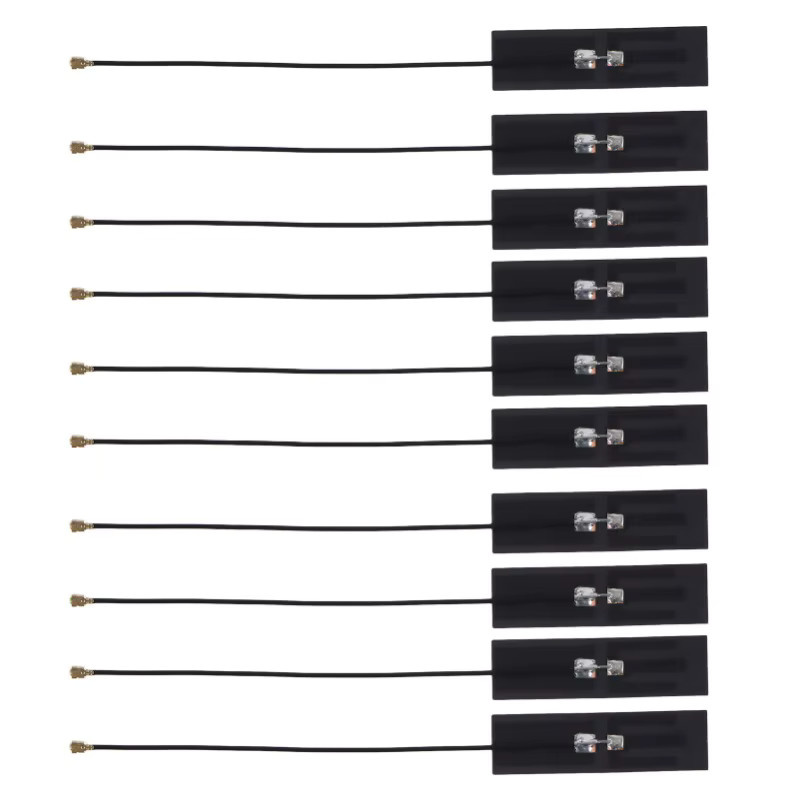 10 Stück NZ-2.4G/5.8G-FPC-003 FPC-Antennen in Schwarz für WLAN und Bluetooth mit Dual-Band-Unterstützung - Bild 2