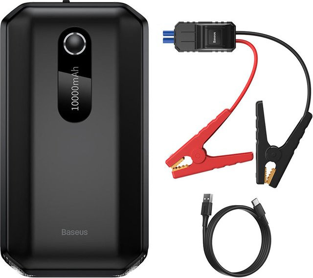 Baseus Super Energy Air Auto Jump Starter CGNL020101 in Schwarz mit 10000 mAh und USB-A sowie USB-C Anschlüssen - Bild 1