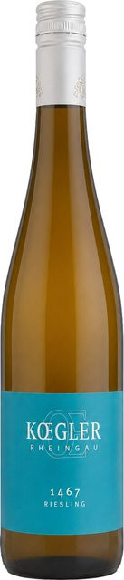 Koegler 1467 Riesling, feinherb, Rheingau, 2023, Weißwein, 0,75 l - Bild 1