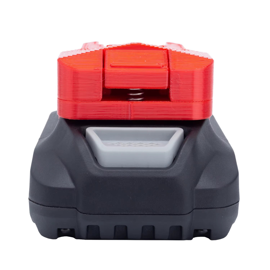 Batterieadapter Parkside X20V Li-Ion zu Aldi Ferrex 20V Li-Ion Konverter in Rot - Bild 4