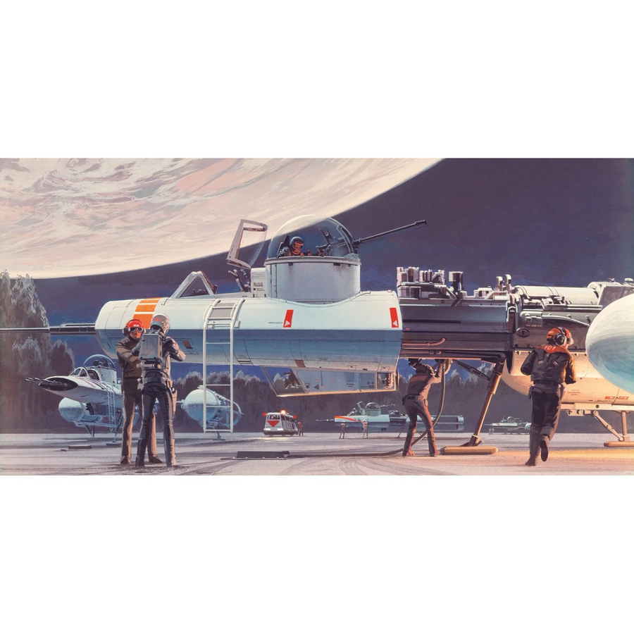 Komar Fototapete Vlies Star Wars Classic RMQ Yavin Y-Wing Multicolor B: 500 cm, H: 250 cm - Bild 2