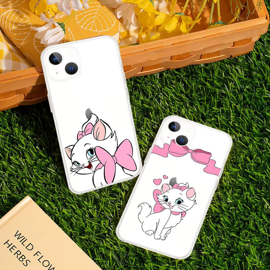 Mesuca Handyhülle Die Aristocats Transparent für iPhone 17 16 15 14 13 12 11 Pro Max Mini Plus - Bild 2