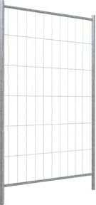 Schake Mobil-Bauzaun Site Fence Ausgleichselement Profi Grau, H x B: 200 x 120 cm - Bild 1