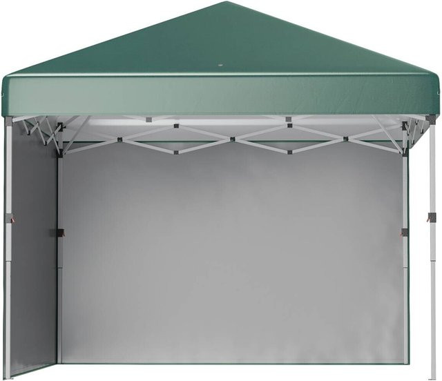 Outsunny Pavillon aus Polyester und Stahl in Grün B/H/T: 297 x 288 x 297 cm - Bild 1