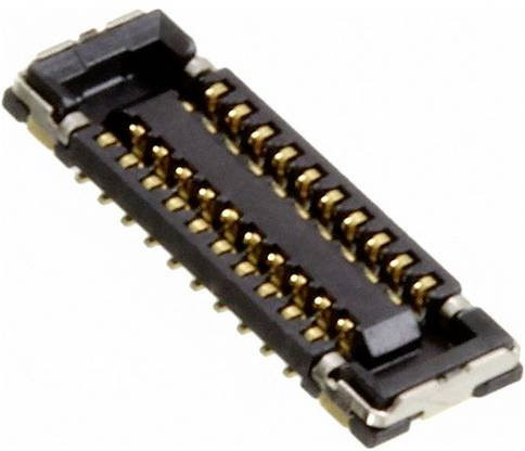 Molex Mezzanine-Steckverbinder 504618-2010 in Schwarz aus Messing auf einer vollständigen Rolle - Bild 1