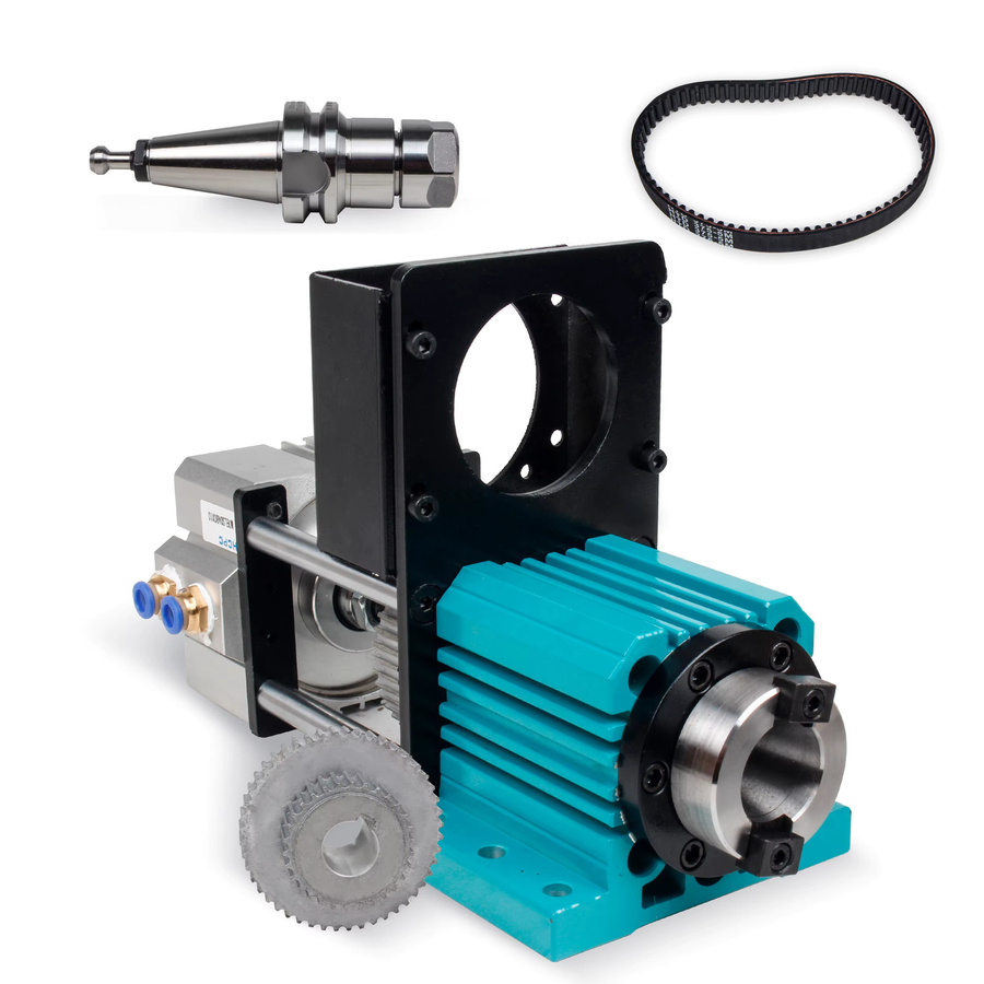 RATTMMOTOR BT30 Halbautomatische Werkzeugwechselspindel ohne Stromversorgung für CNC-Gravieren und Bohren in Metall - Bild 4