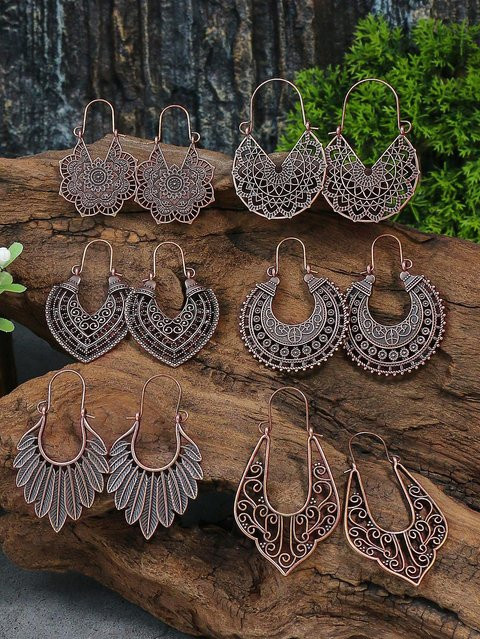 Lucky Star Jewelry Hängeohrringe, Bronze, Zirkonia, Damen, Vintage - Bild 1