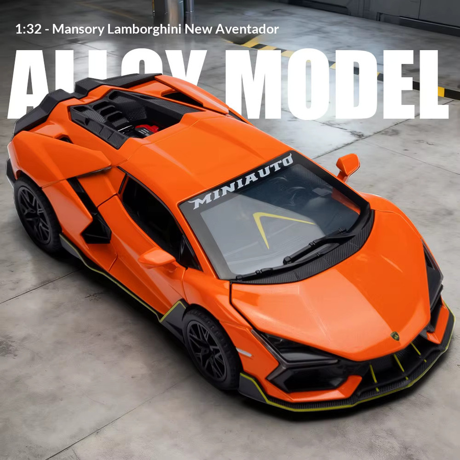 Maisto Lamborghini Sportwagenmodell, 1:32, Zinklegierung, Druckguss - Bild 1