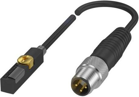 Balluff Magnetfeldsensor BMF 235K-PS-C-2A-SA2-S49-00,5 BMF00CF PNP Öffner Schwarz L x B x H: 23,5 x 5 x 5,5 mm - Bild 1
