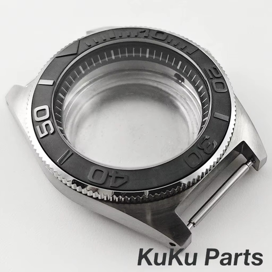 HUANXIAO Uhrengehäuse, Keramik, Schwarz, 40 mm, Unisex - Bild 2