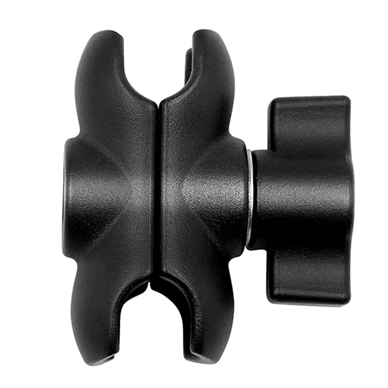 ERIKOLE RAM-Halterung Doppelsockel Kurzarm für 1 Zoll (25mm) Kugelkopf in Schwarz - Bild 4