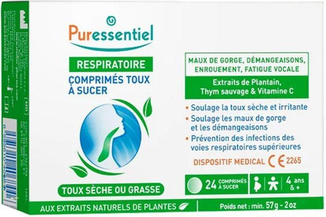 Puressentiel Lutschtabletten für Atemwege, 24 Stück - Bild 1