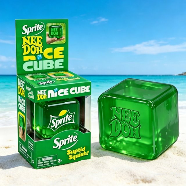 Schyling Nee Doh Spielzeug, Sprite Quetsch-Stressabbau-Fidget-Toy, green - Bild 1