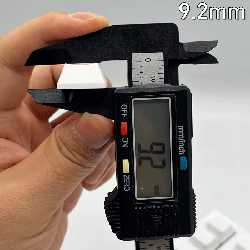 KOYDing Tastenkappe für mechanische Tastaturen aus ABS-Material in Weiß, OEM R3 Profil, MX kompatibel - Bild 3