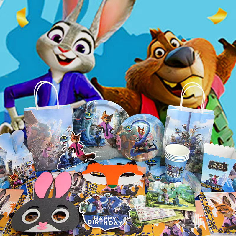 Disney Zootopia Geburtstagsparty-Dekoration, Latexballons, Folienballons - Bild 3