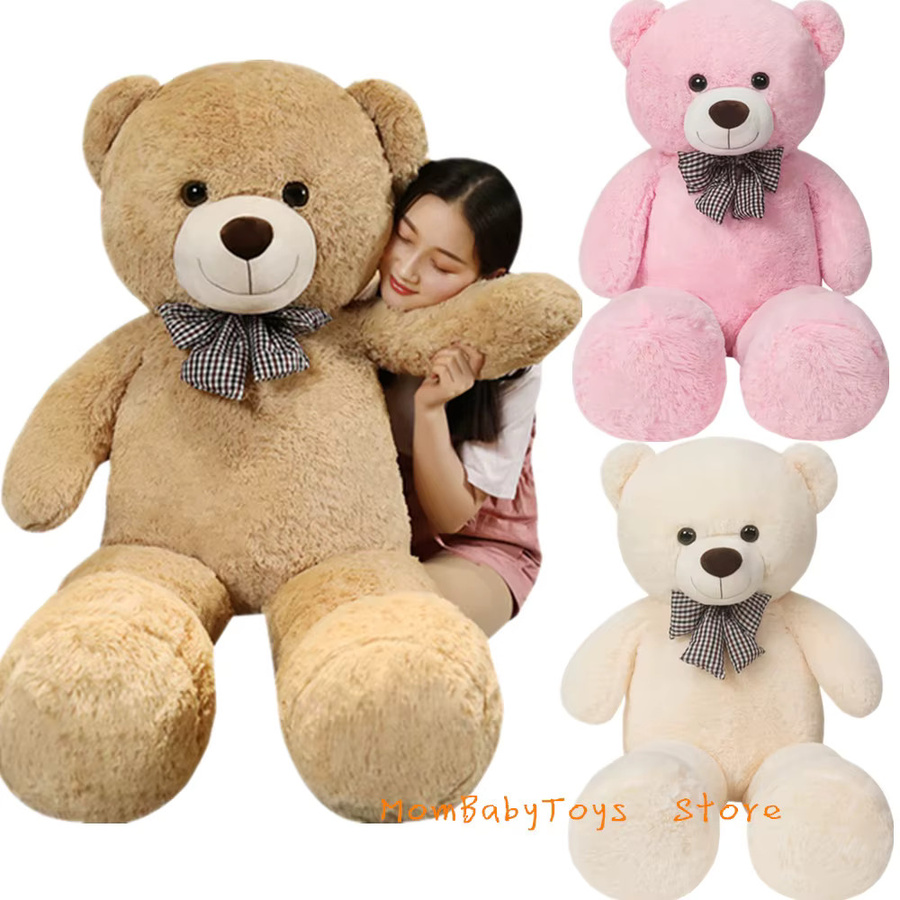 TotoJay Teddybär, Plüschtier, weiß, rosa, braun, 105 cm - Bild 2
